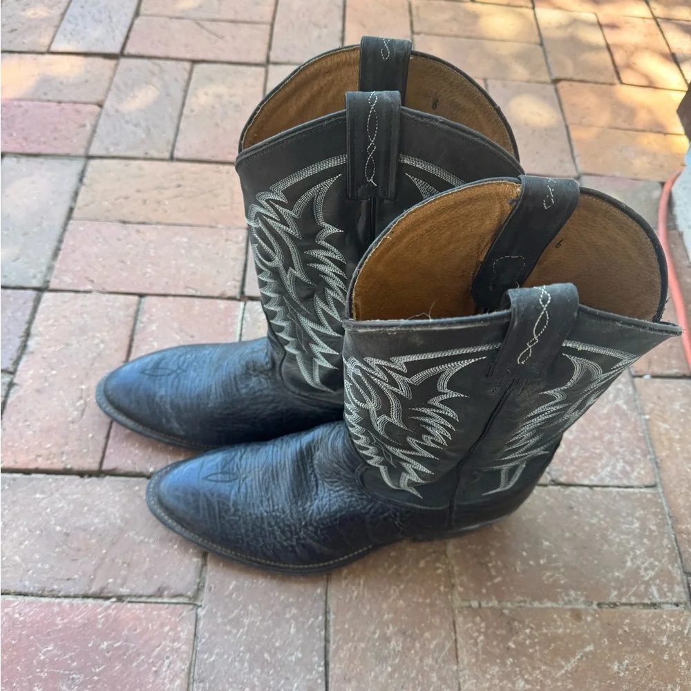Tony Lama MEN'S NACOGDOCHES TEJU LIZARD WESTERN BOOTS - Picture 3 of 8